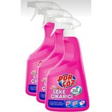 Porçöz Leke Çıkarıcı Sprey 750 ml x 3 Adet - 2,25 lt