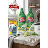 Porçöz Naturel bitkisel kireç çözücü 1 lt 2 âdet koroplast temizlik eldiveni s beden