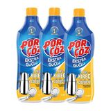 Porçöz Pas ve Kireç Çözücü 1 lt (3'lü Avantaj Paketi)