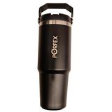 Porfex Pipetli Siyah Termos 1Lt.