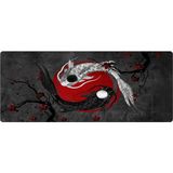 Porge Gamer Koi Fish 90x40cm Oyuncu Mouse Pad