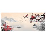 Porge Gamer Mouse Pad 70x30 Mouse Pad XL Büyük Oyuncu Ofis Cherry Blossom Mousepad (Kiraz Çiçeği, 70x30 cm 3mm kalınlık)
