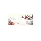 PORGE Gamer Mouse Pad 80x30 Xl Mouse Pad Büyük Ofis Oyuncu Mousepad Japon Kiraz Çiçeği Mouse Pad
