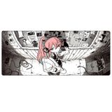 Porge Gamer Mouse Pad 90x40 Mouse Pad XXL Büyük Oyuncu Anime Mousepad (Anime Kız, 90x40 cm 3mm kalınlık)