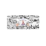 Porge Gaming Mouse Pad 70x30, 90x40 Mouse Pad XXL Büyük Dikişli Oyuncu Mouse Pad Speed Mousepad (One Piece Luffy, 80x30 cm)