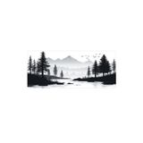 PORGE Gaming Mouse Pad 70x30 Mouse Pad XL Büyük Oyuncu Mousepad Manzara Mause Pad