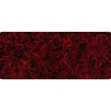 Porge Gaming Mouse Pad 70X30 Mouse Pad Xl Oyuncu Mouseped Büyük Mause Pad - Siyah - Kırmızı