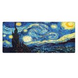 Porge Gaming Mouse Pad 70x30 Mouse Pad XXL Büyük Oyuncu Mouse Pad Speed Van Gogh Mousepad (Starry Night, 70x30 cm (3mm kalınlık))