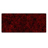 Porge Gaming Mouse Pad 70x30 XL Büyük Oyuncu Mouse Pad Speed Mousepad (Siyah Kırmızı, 70x30 cm (3mm kalınlık))
