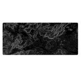 Porge Gaming Mouse Pad 80x30 Mouse Pad XXL Büyük Oyuncu Mouse Pad (Black Topo, 80x30 cm)
