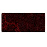 Porge Gaming Mouse Pad 80x30 Mouse Pad XXL Büyük Oyuncu Mouse Pad (River Red, 80x30 cm)
