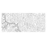 Porge Gaming Mouse Pad 80x30 Mouse Pad XXL Büyük Oyuncu Mouse Pad (River White, 80x30 cm)