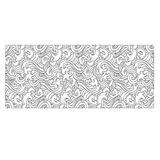 Porge Gaming Mouse Pad 80x30 Mouse Pad XXL Büyük Oyuncu Mouse Pad Speed Mousepad (White Pattern, 80x30 cm (3mm kalınlık))