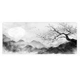 Porge Gaming Mouse Pad 80x30 Mouse Pad XXL Büyük Oyuncu Ofis Mause Pad Mousepad (Gray Tree, 80x30 cm)