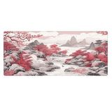 Porge Gaming Mouse Pad 80x30 Mouse Pad XXL Büyük Oyuncu Ofis Mause Pad Mousepad (River, 80x30 cm)