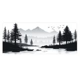 Porge Gaming Mouse Pad 80x30 Mouse Pad XXL Büyük Oyuncu Ofis Mause Pad Mousepad (Siyah-Beyaz, 80x30 cm)