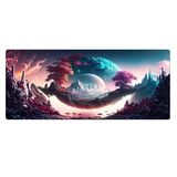 Porge Gaming Mouse Pad 80x30 Mouse Pad XXL Büyük Oyuncu Ofis Mause Pad Mousepad (Sky Layers, 80x30 cm)