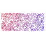 Porge Gaming Mouse Pad 90x40 Mause Pad XXL Büyük Oyuncu Mouse Ped Speed Beyaz Mouse Pad (Gökkuşağı, 90x40 cm (3mm kalınlık))
