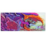 Porge Gaming Mouse Pad 90x40 Mouse Pad XXL Büyük Hyperbeast Oyuncu Mouse Altlığı Mousepad (Mor Hyper, 90x40 cm 3mm kalınlık)