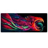 Porge Gaming Mouse Pad 90x40 Mouse Pad XXL Büyük Hyperbeast Oyuncu Mouse Altlığı Mousepad (Siyah Hyper, 90x40 cm 3mm kalınlık)