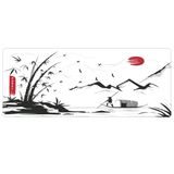 Porge Gaming Mouse Pad 90x40 Mouse Pad XXL Büyük Oyuncu Mouse Pad Beyaz Speed Mousepad (White Fisher View, 90x40 cm (3mm kalınlık))