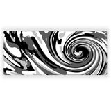 Porge Gaming Mouse Pad 90x40 Mouse Pad XXL Büyük Oyuncu Mouse Pad Speed Mousepad (Gri-Beyaz, 90x40 cm (3mm kalınlık))