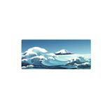 PORGE Gaming Mouse Pad 90x40 Xxl Büyük Kanagawa Oyuncu Mousepad