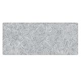 Porge Gaming Mouse Pad 90x40 XXL Büyük Oyuncu Mouse Pad Speed Mousepad Gri Topo Mouse Pad (Açık Gri, 90x40 cm (3mm kalınlık))