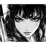 Porge Geishira Special Edition Speed Mouse Pad 48X40 cm E-Sports Mouse Pad - 480x400x4 mm - Speed - Gri - Siyah