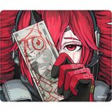 Porge Geishira Special Edition Speed Mouse Pad 48X40 cm E-Sports Mouse Pad - 500x500x4 mm - Hybrid - Kırmızı