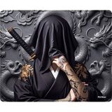 Porge Geishira Special Edition Speed Mouse Pad 48X40 cm E-Sports Mouse Pad - 500x500x4 mm - Hybrid - Siyah