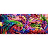 Porge Hyperbeast Mouse Pad 90X40 Mouse Pad Oyuncu Mause Pad Xxl Büyük Mousepad Kenar Dikişli Yıkanabilir Speed Mause Pad - 90x40 CM - Karışık - Kırmızı
