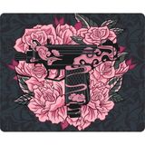 Porge Lingyun Huoyun Special Edition 480X400X4 mm E-Sports Speed Mouse Pad - Gri - Kırmızı