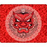 Porge Lingyun Huoyun Special Edition 480X400X4 mm E-Sports Speed Mouse Pad - Kırmızı