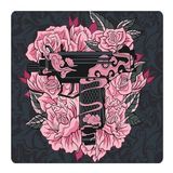 Porge Lingyun Series Esport Mouse Pad 48x40, 50x50 Mouse Pad (Speed (Premium Smooth), Black Uzi, 500x500x4 mm)