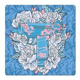 Porge Lingyun Series Esport Mouse Pad 48x40, 50x50 Mouse Pad (Speed (Premium Smooth), Blue Uzi, 500x500x4 mm)