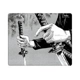 Porge Musashi Series Esport Mouse Pad 480x400-500x500 XXL Mouse Pad (Katanas, 480x400x4 mm - Hybrid)