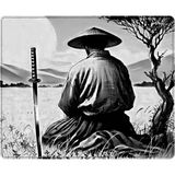 Porge Musashi Series Esport Mouse Pad 48X40 - 50X50 Mouse Pad - 480x400x3 mm - Speed - Açık Gri