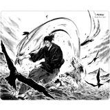 Porge Musashi Series Esport Mouse Pad 48X40 - 50X50 Mouse Pad - 480x400x3 mm - Speed - Siyah - Beyaz