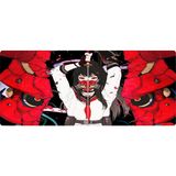 Porge Oni Girl Gaming Mouse Pad 70X30 Mouse Pad Oyuncu Mause Pad Xxl Büyük Mousepad Kenar Dikişli Yıkanabilir Speed Mause Pad - 70x30 CM - Kırmızı