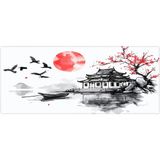 Porge Pro Gaming Kırmızı Beyaz 70x30 cm XXL Büyük Oyuncu Mouse Pad