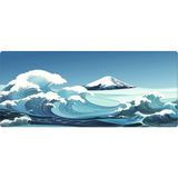 Porge Pro Gaming Mouse Pad 70X30 Mouse Pad Xl Büyük Oyuncu Mouse Pad Speed Mouse Pad - Mavi