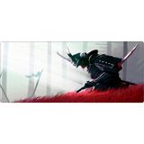 Porge Pro Gaming Mouse Pad 80X30 Samurai Mouse Pad Xl Büyük Oyuncu Mousepad Kenar Dikişli Yıkanabilir Speed Mause Pad - Beyaz