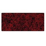 Porge Pro Gaming Mouse Pad 80x30 Speed Oyuncu Mouse Pad (Kırmızı-Siyah, 80x30 cm (3mm kalınlık))