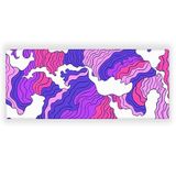 Porge Pro Gaming Mouse Pad 80x30 Speed Oyuncu Mouse Pad (Mor-Beyaz, 80x30 cm (3mm kalınlık))