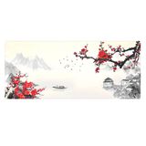 Porge Pro Gaming Mouse Pad XXL 90×40 cm Oyuncu Mouse Pad (Kiraz Çiçeği, 90x40 cm 3mm kalınlık)