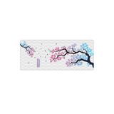 PORGE Sakura Gamer Mouse Pad 80x30 Xl Cherry Blossom Mouse Pad Ofis Oyuncu Kiraz Çiçeği Mousepad