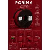 Porima PLA Filament Claret Red Renk 1KG