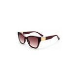 Porin Kahverengi Degrade Cam Retro Kare Kemik Çerçeve Unisex UV400 Vintage Retro Güneş Gözlüğü