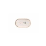Porland 04ALM007654 28 cm Botanical Desen 4 Kayık Tabak